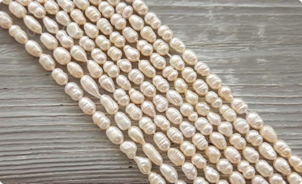 ПЕРЛИ НАБИВНІ  з ніжкою рефленІ