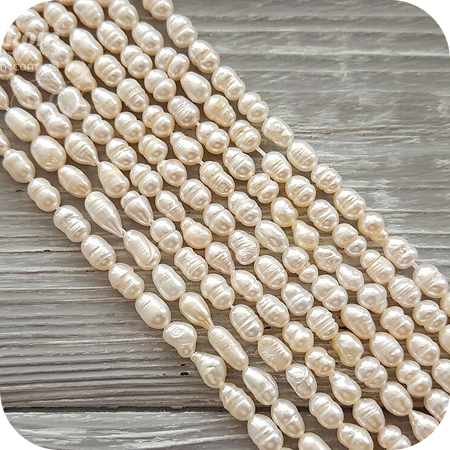 ПЕРЛИ НАБИВНІ  з ніжкою рефленІ-5